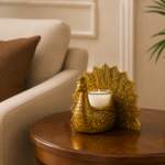 Peacock Candle Holder Gold Finish - Image 9