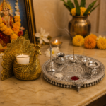 Peacock Candle Holder Gold Finish - Image 6