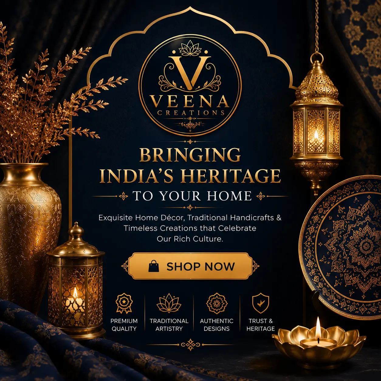 Veena Creations - Brass Handicrafts and Home Decor