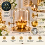 Akhand Jyoti Diya Pure Brass - Image 7