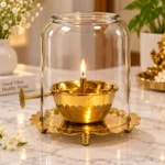 Akhand Jyoti Diya Pure Brass - Image 2
