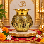 Divine Ashtalaxmi Brass Kalash - Image 8