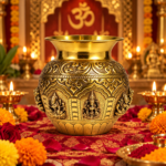 Divine Ashtalaxmi Brass Kalash - Image 7