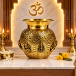 Divine Ashtalaxmi Brass Kalash - Image 4